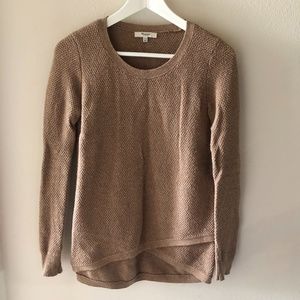 Light Brown XXS Madewell Sweater
